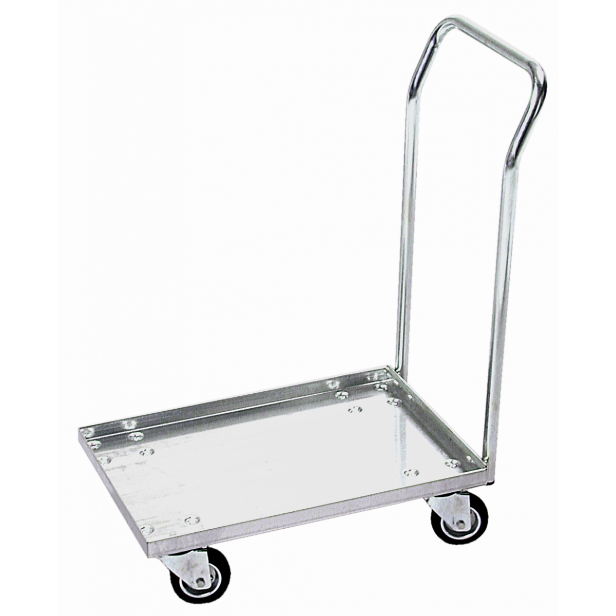 Designation:ESD transport cart with handle for storage container, Dimension (WxD):610 x 410 mm
