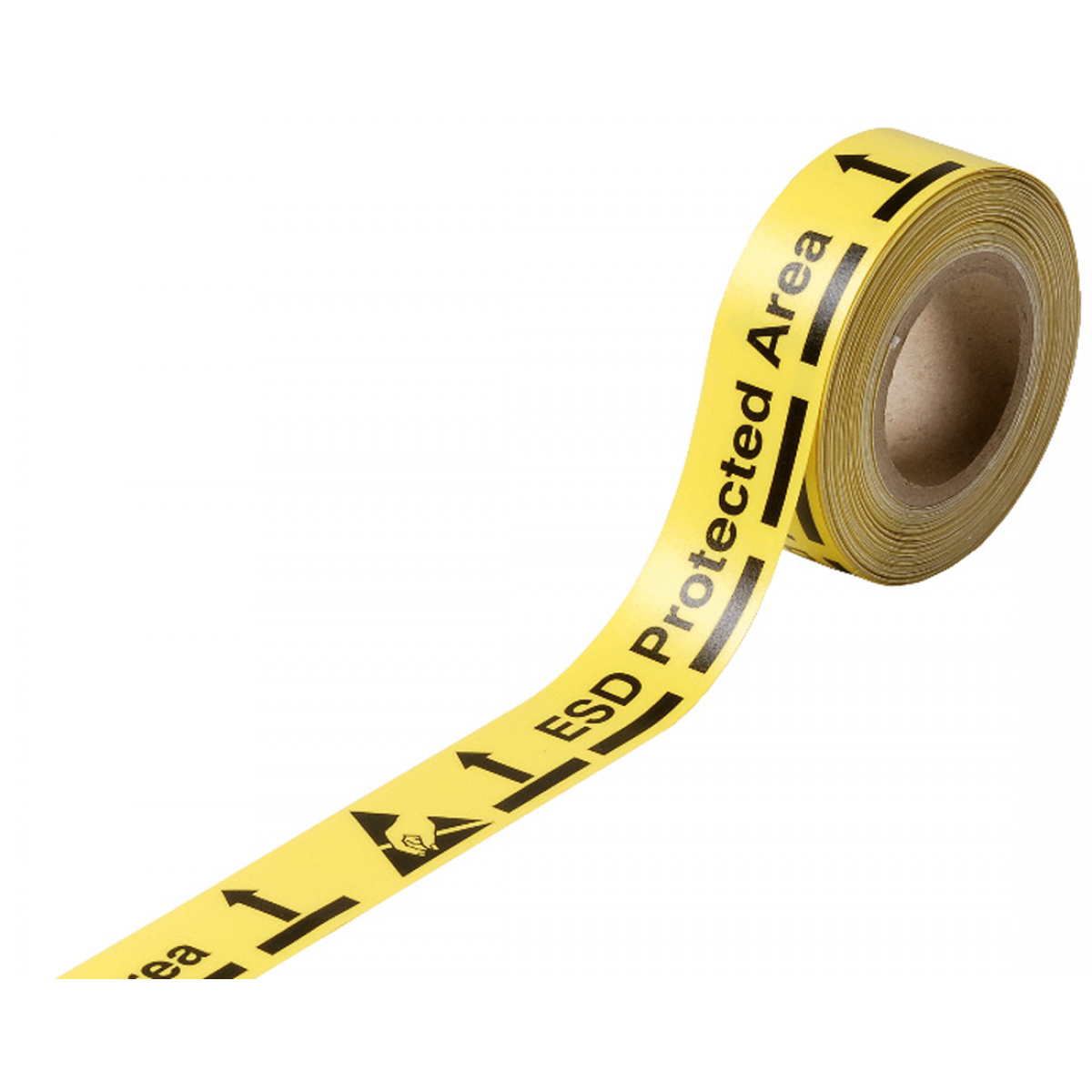 Description:EPA delineation tape, Roll length :25 m, Width / Thickness:50 mm / 300µ