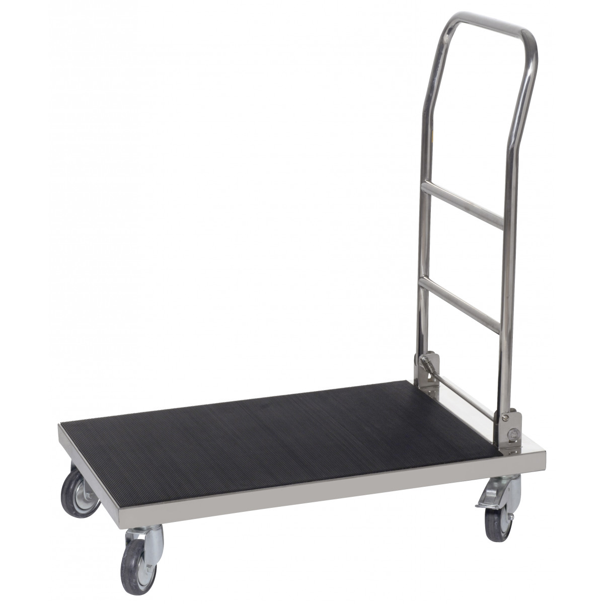 ESD transport cart with folding handle