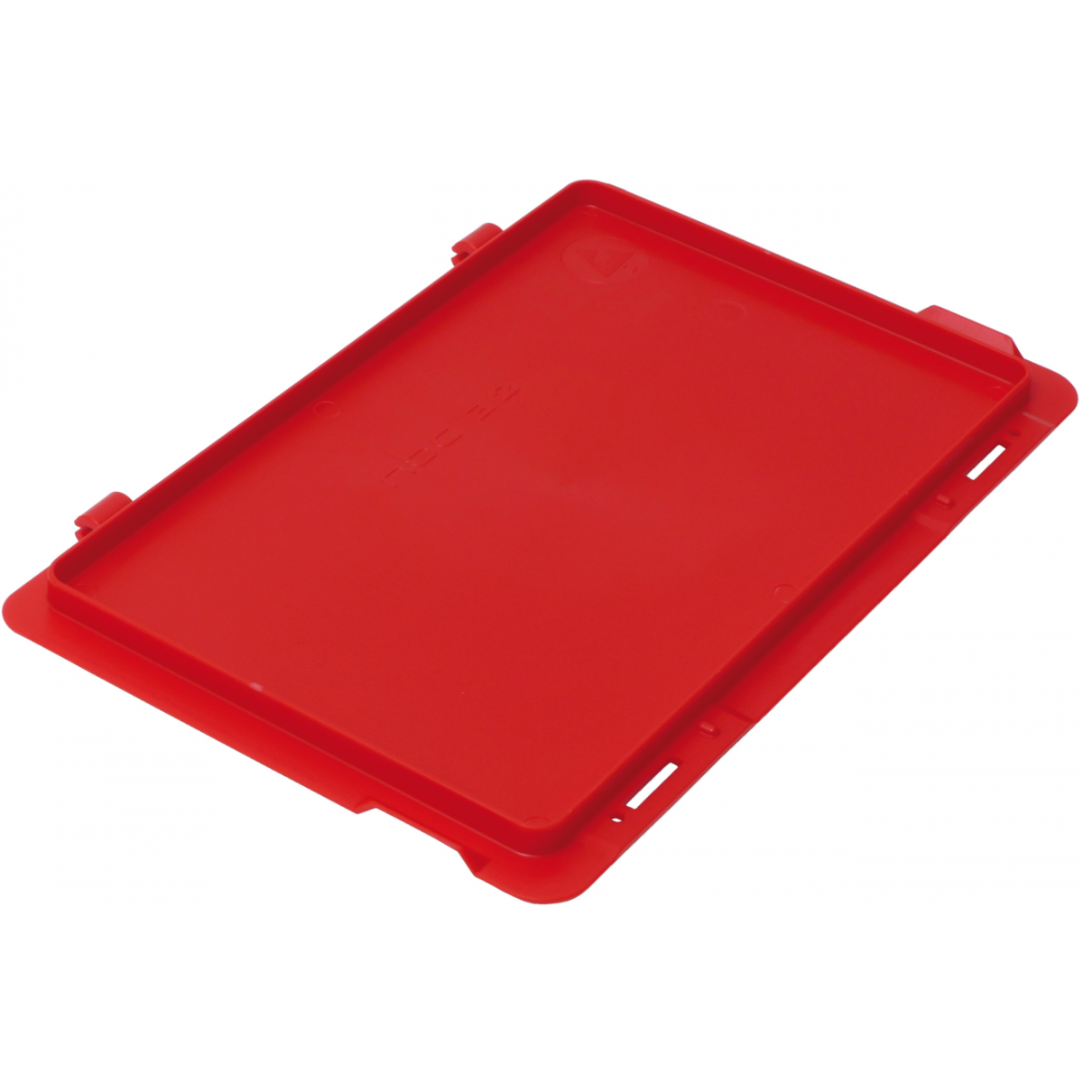 Farbe:rot, Ausführung:Scharnierdeckel, Außenmaße:300 x 200 mm