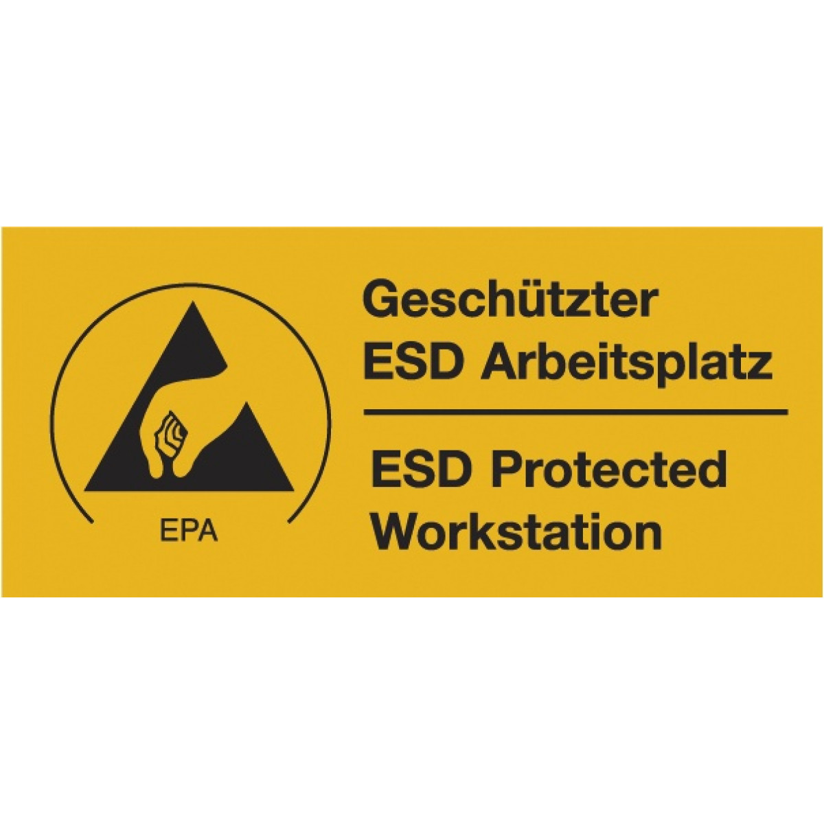 ESD protected workplace