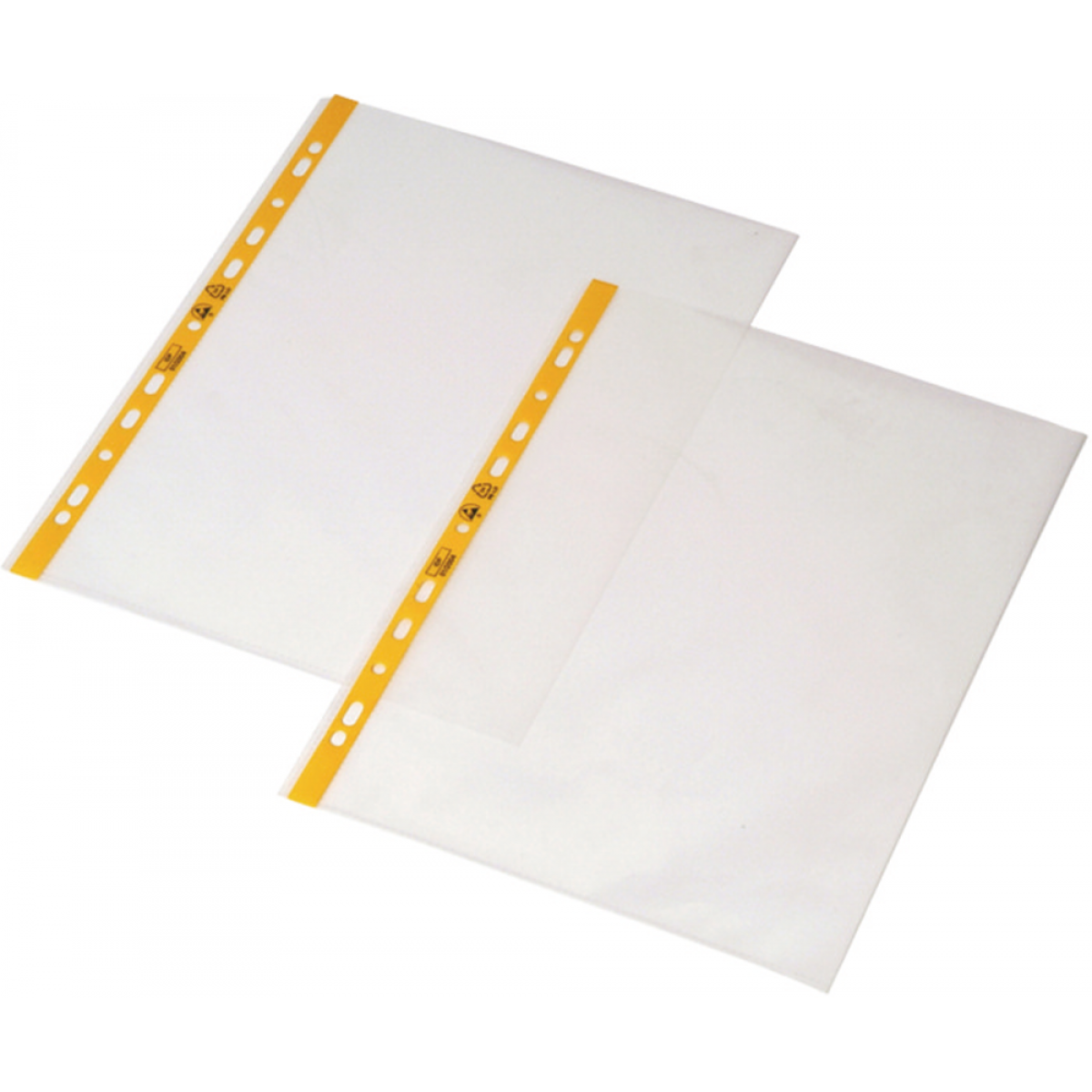 PU:100 piece , Version:1 side open with perforated edge, :DIN A4