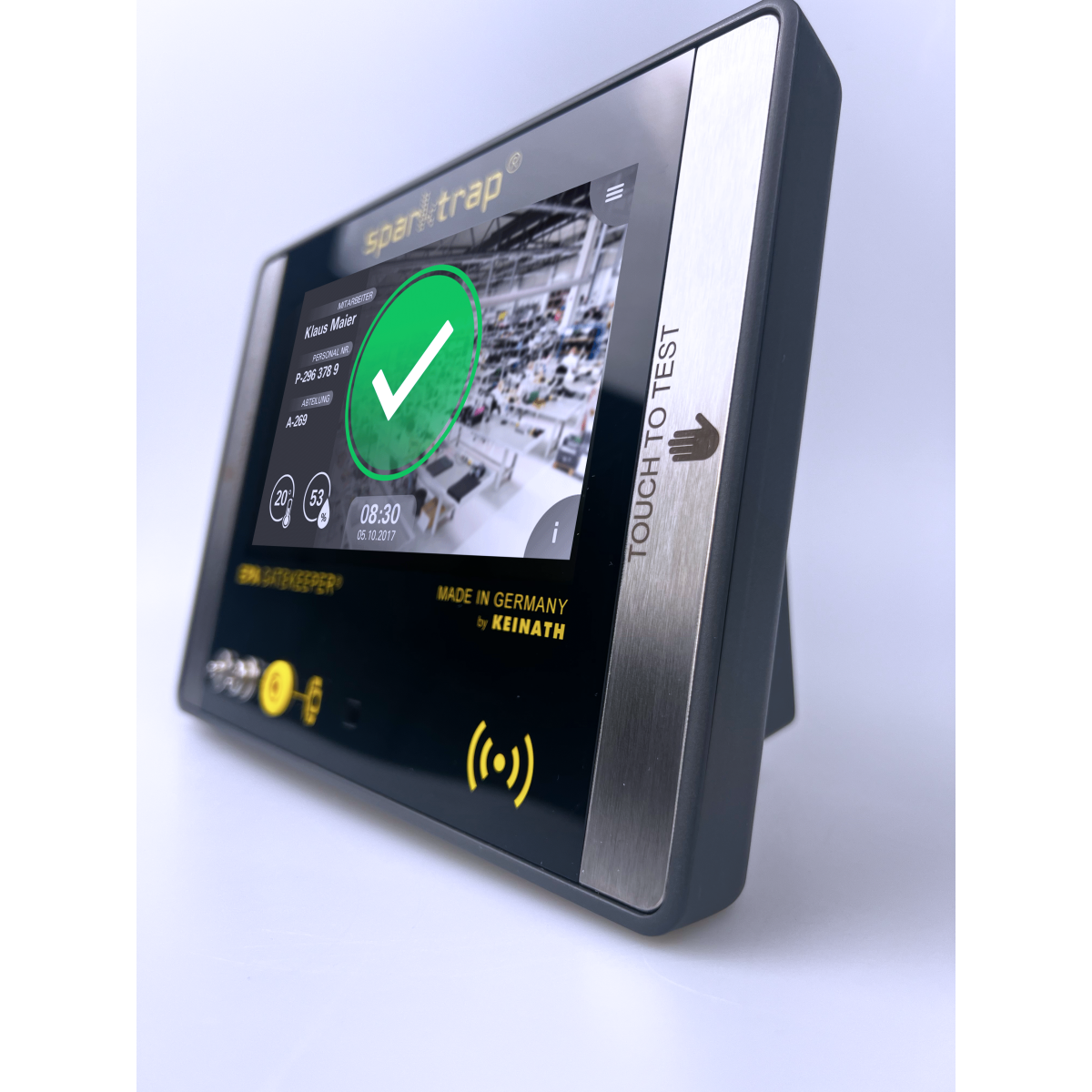 Ausführung:EPA GATEKEEPER compact+ mit RFID Kartenleser