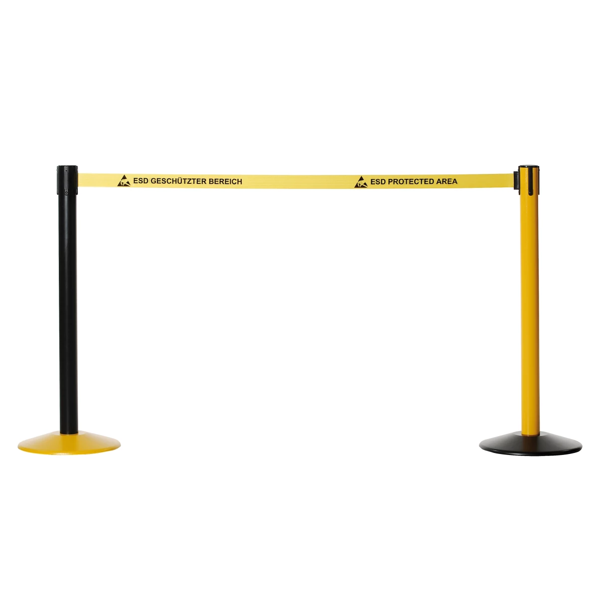 Variation:Belt barrier post yellow/black