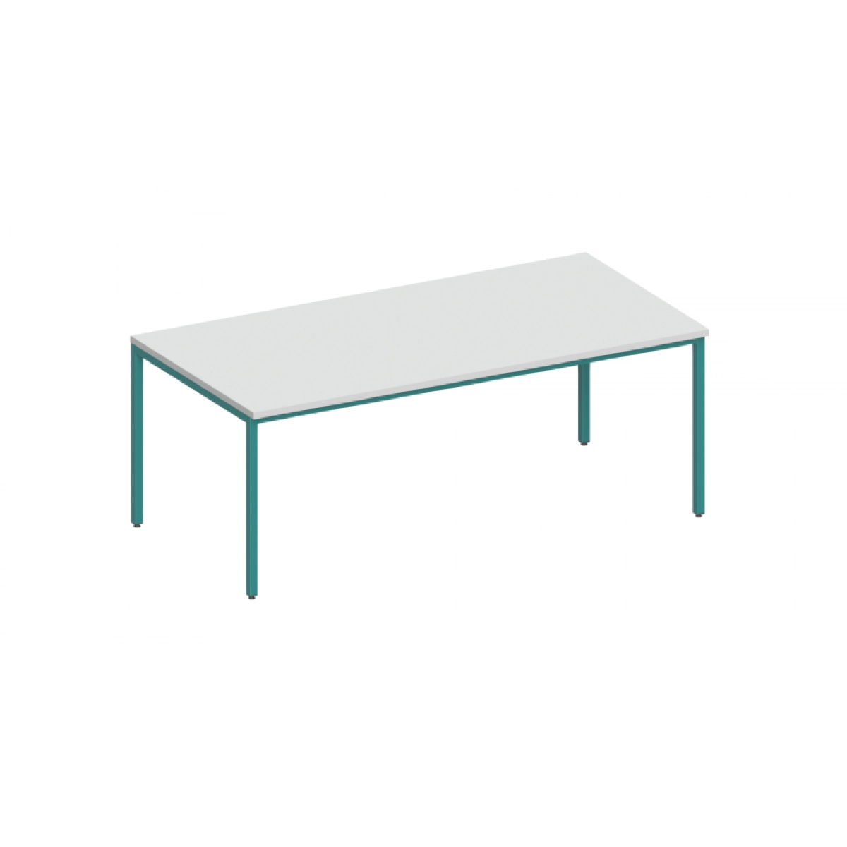 Width x depth:2000x1000 mm, Frame color:water blue, Height:720-900 mm