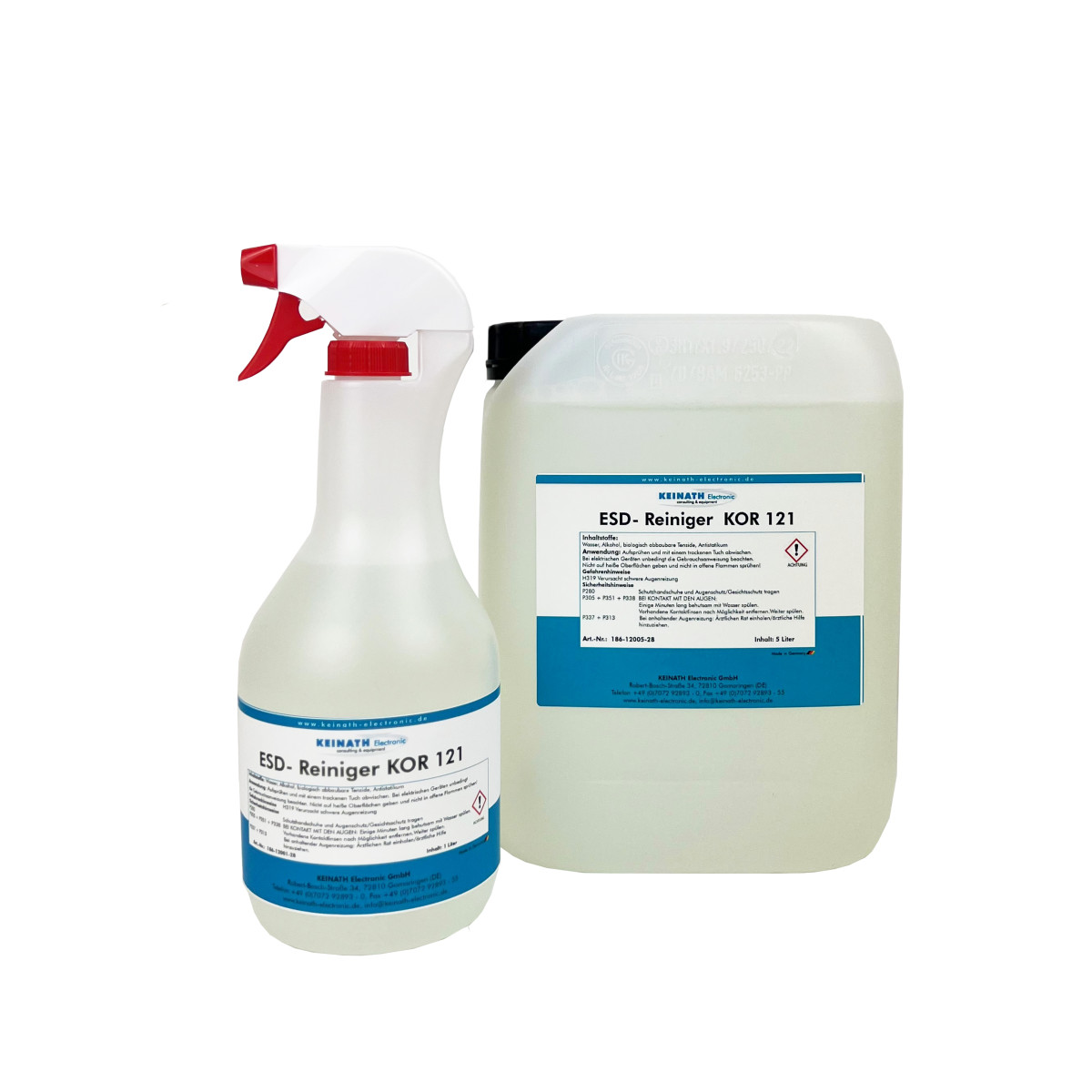 ESD surface cleaner KOR 121 with antistatic agent