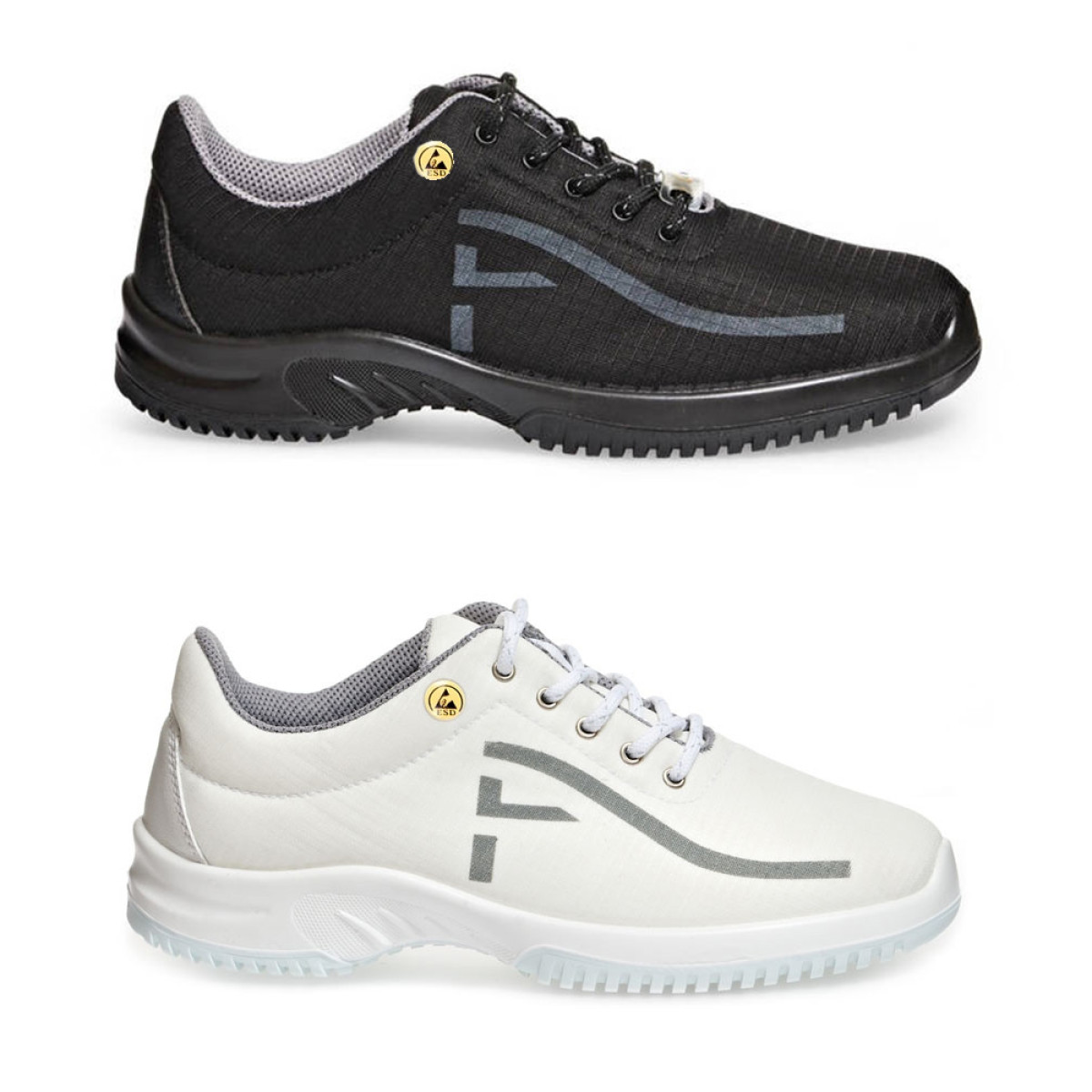 ESD ladies - and men's lace-up shoe / safety shoe