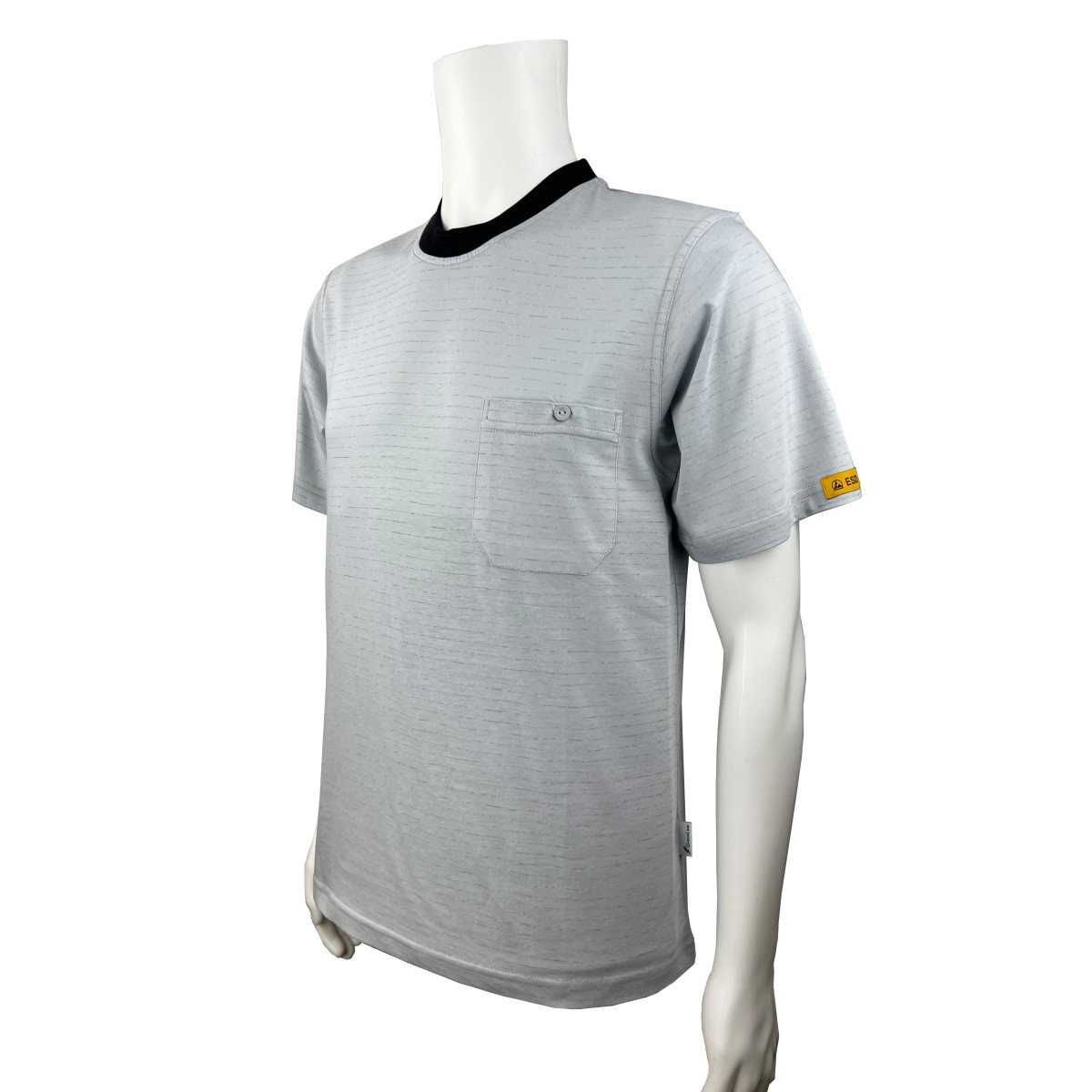 KETEX® ESD T-Shirt grau/schwarz