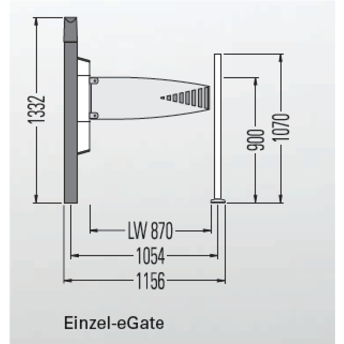 Ausführung:Zugangssystem eGate