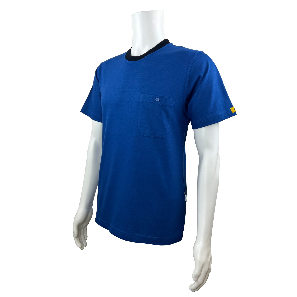 KETEX® ESD T-Shirt kobaltblau/schwarz