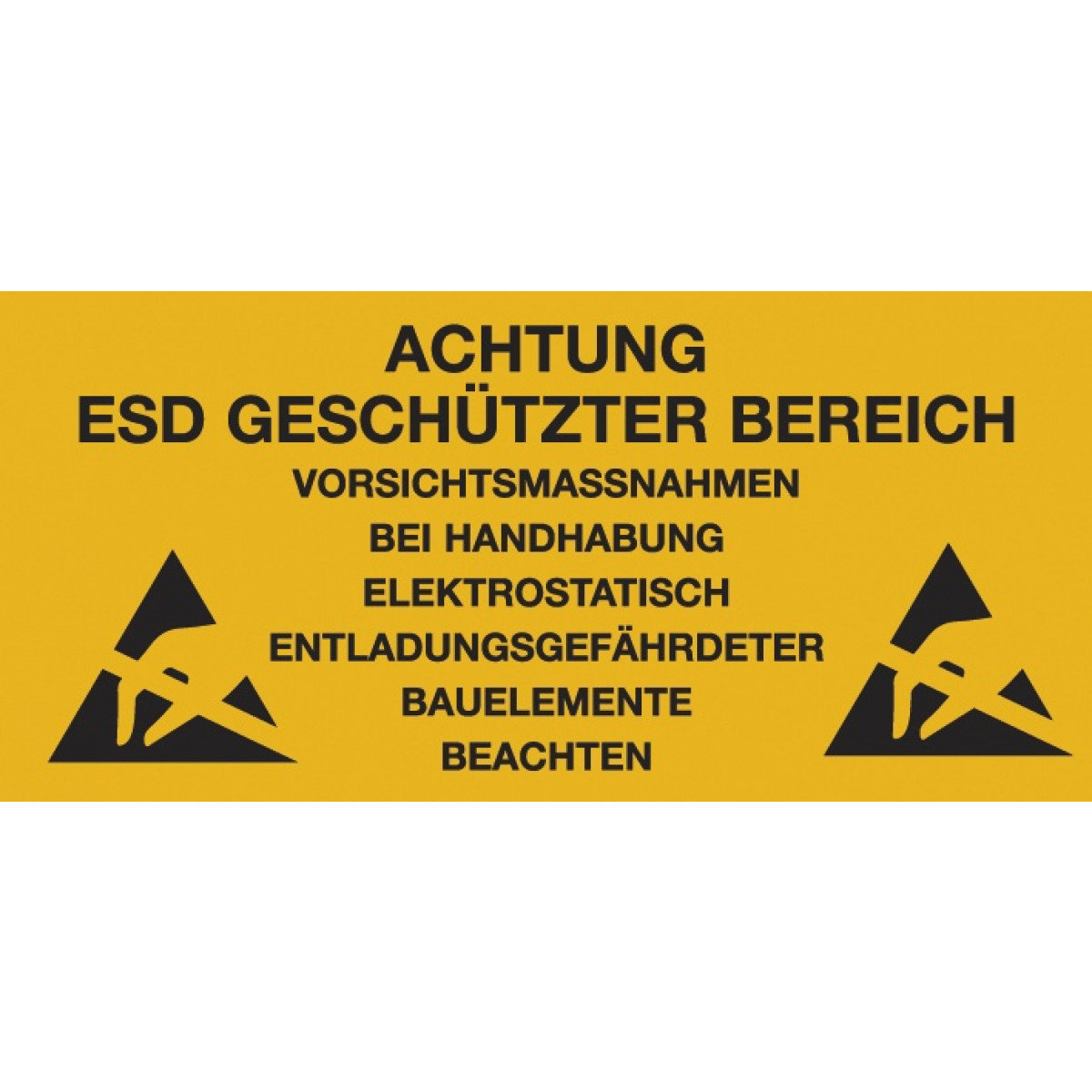 EPA Schild auf Folie und Träger