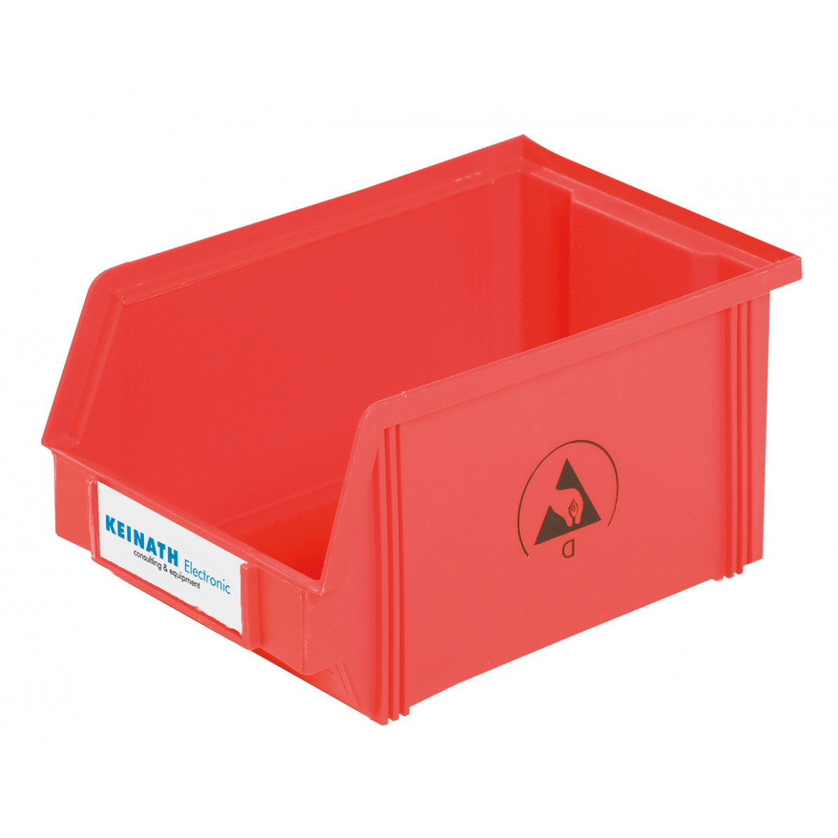 Identification labels for open fronted storage bins