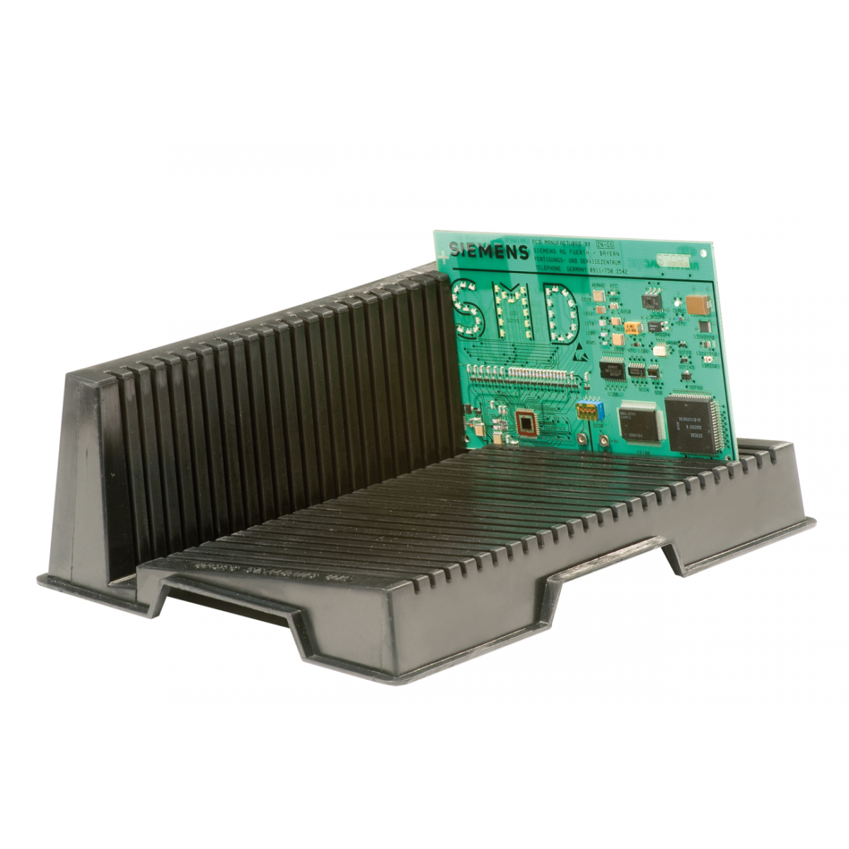 ESD plastic circuit board holder