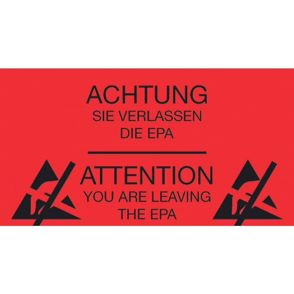 EPA Ausgangsschild